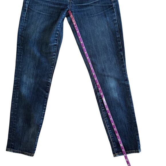 J. Crew Toothpick Jeans Women's Size 27 Blue Ankle skinny Mid rise 1133 - Picture 8 of 11